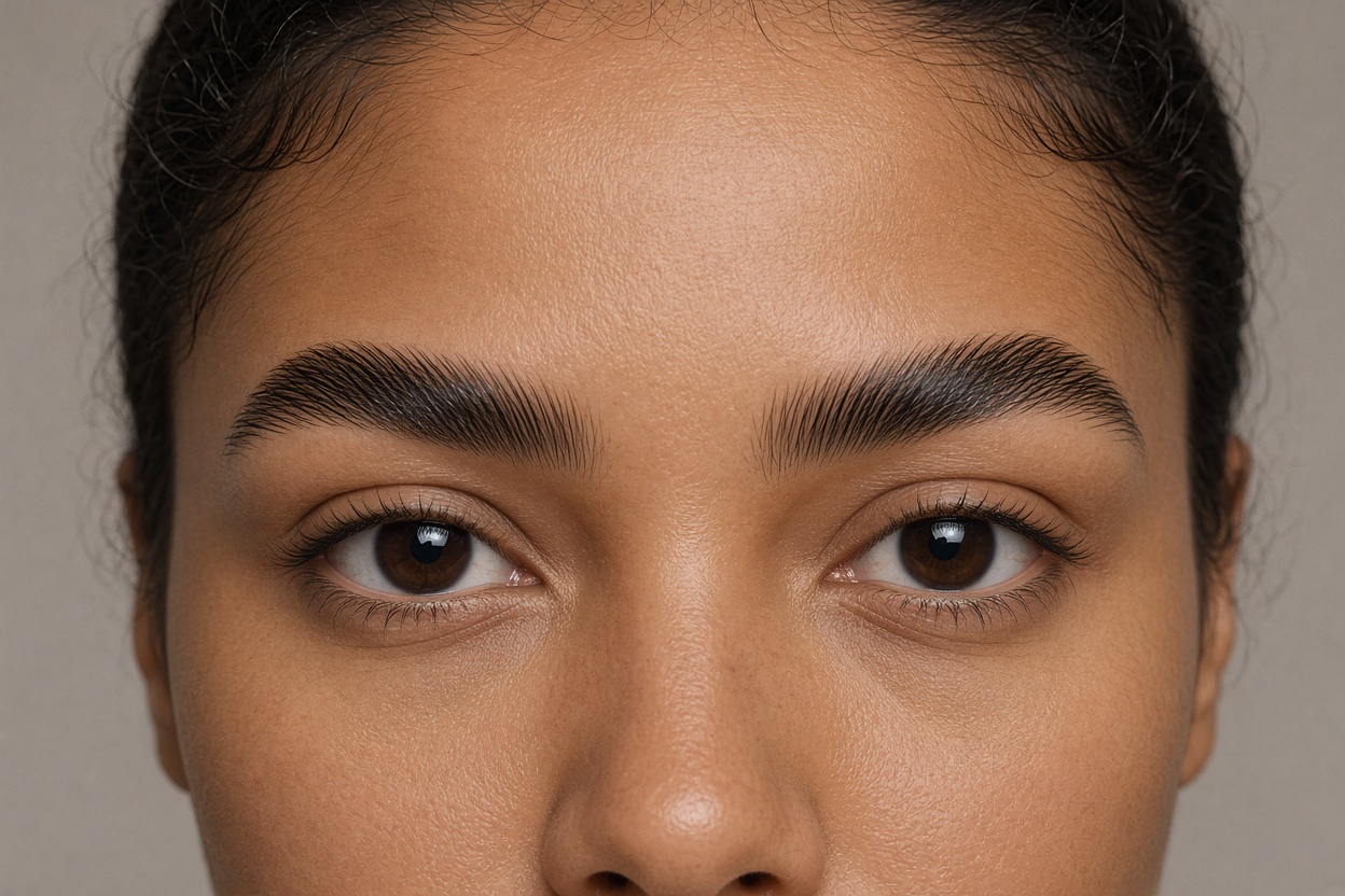 A laminated brow